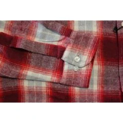 Bigdude Summer Long Sleeve Flannel Shirt Red -Casual Suit For Men Sales Store c1254ac4 bd23ls01 22 2