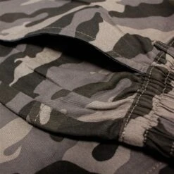 Bigdude Elasticated Waist Camo Cargo Trousers Charcoal -Casual Suit For Men Sales Store c46d897f bd23tr0320grey204