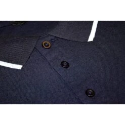 Bigdude Colour Block Pique Polo Shirt Navy -Casual Suit For Men Sales Store c7814869 20bd22p18 02 navy 1