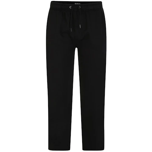 Bigdude Open Hem Joggers Black 7 Bigdude Open Hem Joggers Black - Image 7