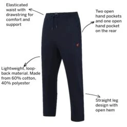 Bigdude Open Hem Loop Back Joggers Navy 10 Bigdude Open Hem Loop Back Joggers Navy -Casual Suit For Men Sales Store cb60dcc2 052