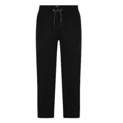 Bigdude Open Hem Joggers With Zip Black -Casual Suit For Men Sales Store d01b8f8d bd22j08 01 black 1