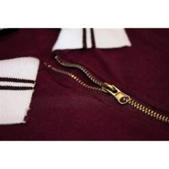 Bigdude Jersey Zip Polo Burgundy -Casual Suit For Men Sales Store d1f5cc50 img 1705