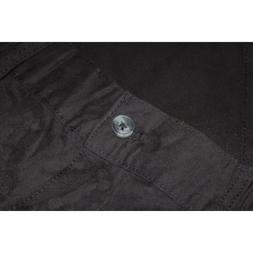 Bigdude Elasticated Waist Cargo Trousers Black 4 Bigdude Elasticated Waist Cargo Trousers Black - Image 4
