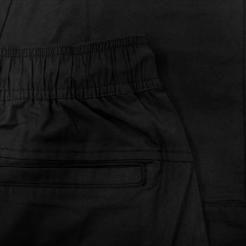 Bigdude Elasticated Waist Active Cargo Trousers Black 7 Bigdude Elasticated Waist Active Cargo Trousers Black - Image 7