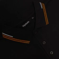 Bigdude Designer Tipped Polo Shirt Black -Casual Suit For Men Sales Store d3fa10e5 img 8388@1x 1 1
