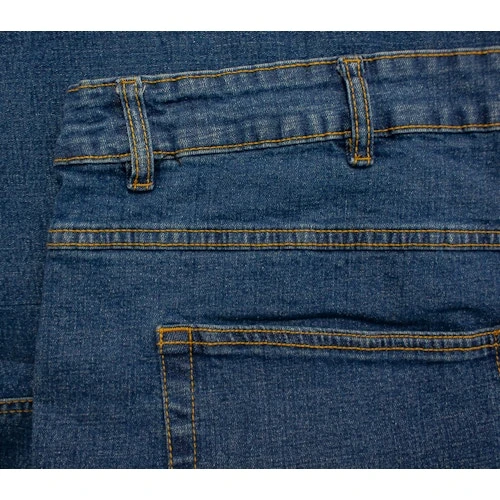Bigdude Stretch Denim Shorts Mid Wash 7 Bigdude Stretch Denim Shorts Mid Wash - Image 7