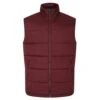 Bigdude Padded Gilet Burgundy