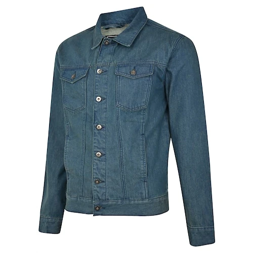 Bigdude Classic Denim Jacket Tint Wash 2 Bigdude Classic Denim Jacket Tint Wash - Image 2