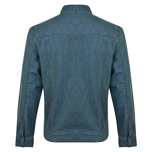 Bigdude Classic Denim Jacket Tint Wash 3 Bigdude Classic Denim Jacket Tint Wash - Image 3