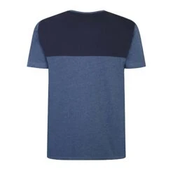 Bigdude Cut & Sew 2 Tone T-Shirt Denim Marl/Navy -Casual Suit For Men Sales Store e0949d82 bd21ts05 09 denimmarl navy 2