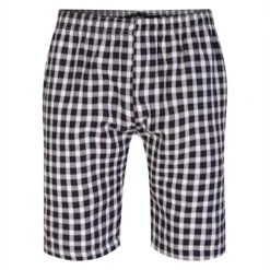 Bigdude Woven Checked Pyjama Set Navy/White -Casual Suit For Men Sales Store e42a4e60 bd23pj06 02 bottoms 1