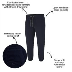Bigdude Polar Fleece Joggers Navy -Casual Suit For Men Sales Store e4a98a06 bd23j0720navyv