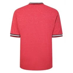 Bigdude Two Tone Contrast Polo Shirt Red -Casual Suit For Men Sales Store e5566eda bd23p03 22 2