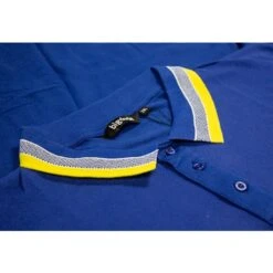 Bigdude Jacquard Contrast Pique Polo Shirt Royal Blue -Casual Suit For Men Sales Store e6f9ece5 img 1354