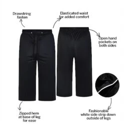 Bigdude Cropped Tricot Joggers Black -Casual Suit For Men Sales Store e7353099 bd23j0420black