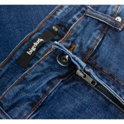 Bigdude Loose Fit Straight Cut Stretch Jeans Mid Wash -Casual Suit For Men Sales Store ea25feb4 img 7881