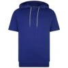 Bigdude Short Sleeve Hoody Cobalt Blue