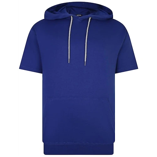 Bigdude Short Sleeve Hoody Cobalt Blue 1 Bigdude Short Sleeve Hoody Cobalt Blue
