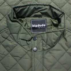 Bigdude Classic Quilted Jacket Khaki -Casual Suit For Men Sales Store ee7ef2a5 img 9051