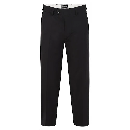 Tooting & Brow Essential Formal Trousers Black 1 Tooting & Brow Essential Formal Trousers Black