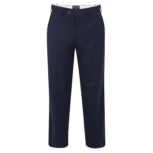 Tooting & Brow Essential Formal Trousers Navy 1 Tooting & Brow Essential Formal Trousers Navy