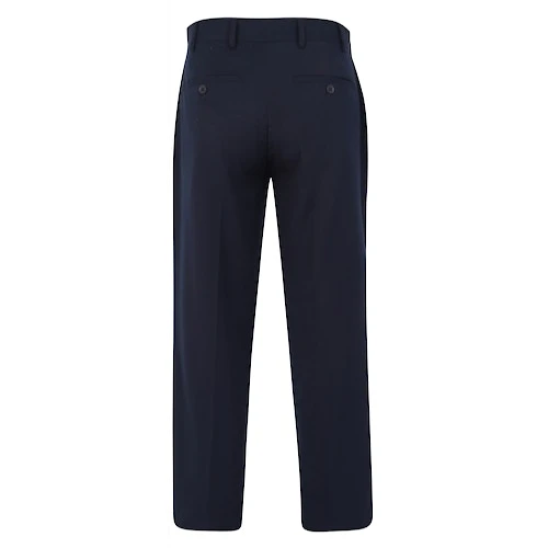 Tooting & Brow Essential Formal Trousers Navy 3 Tooting & Brow Essential Formal Trousers Navy - Image 3