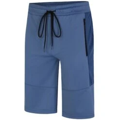 Bigdude Tricot Panel Shorts Light Denim