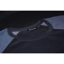 Bigdude Contrast Raglan Crew Neck Jumper Navy -Casual Suit For Men Sales Store f9772d4a img 2058