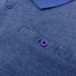 Bigdude Buttoned Pocket Polo Shirt Royal Blue Marl -Casual Suit For Men Sales Store fb3e1b0e img 8695