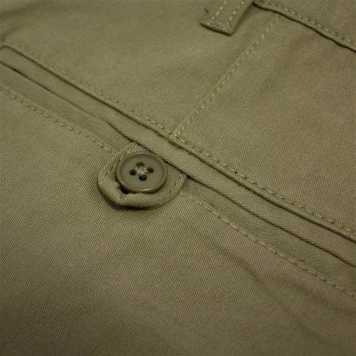 Bigdude Stretch Chino Shorts Light Khaki 7 Bigdude Stretch Chino Shorts Light Khaki - Image 7