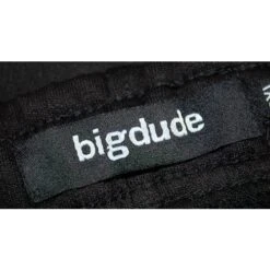 Bigdude Open Hem Joggers Black 13 Bigdude Open Hem Joggers Black -Casual Suit For Men Sales Store img 0316