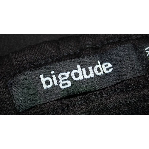 Bigdude Open Hem Joggers Black 5 Bigdude Open Hem Joggers Black - Image 5