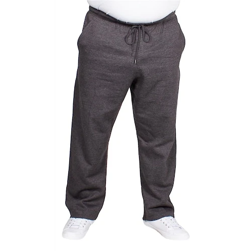 Bigdude Open Hem Joggers Charcoal 1 Bigdude Open Hem Joggers Charcoal