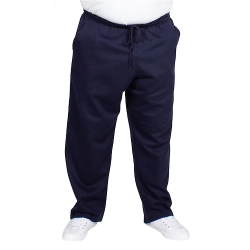 Bigdude Open Hem Joggers Navy 4 Bigdude Open Hem Joggers Navy - Image 4