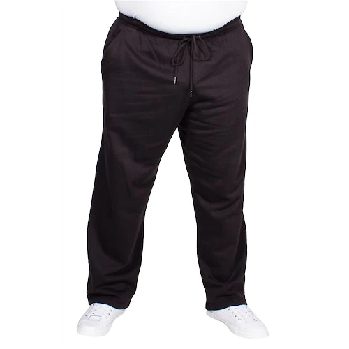 Bigdude Open Hem Joggers Black 4 Bigdude Open Hem Joggers Black - Image 4