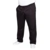 Bigdude Open Hem Joggers Black