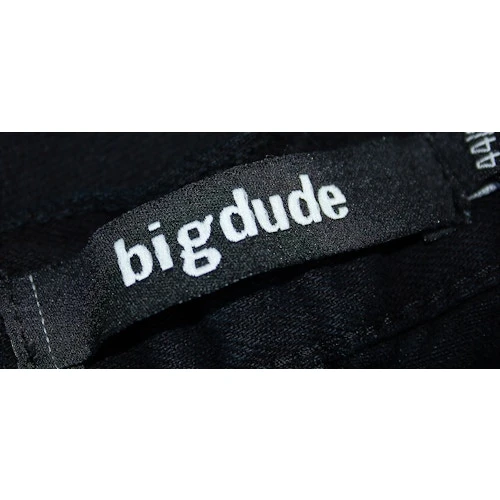 Bigdude Elasticated Waist Jeans Black 10 Bigdude Elasticated Waist Jeans Black - Image 10