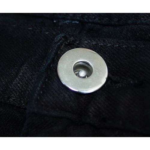 Bigdude Elasticated Waist Jeans Black 8 Bigdude Elasticated Waist Jeans Black - Image 8