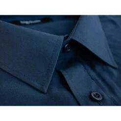 Bigdude Classic Short Sleeve Poplin Shirt Navy -Casual Suit For Men Sales Store img 1044 1