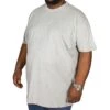 Bigdude Plain Crew Neck T-Shirt Grey