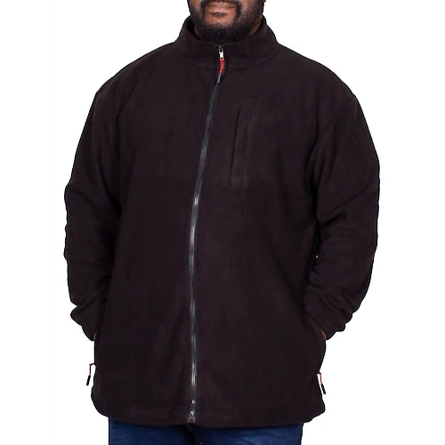 Bigdude Fleece Jacket Black 2 Bigdude Fleece Jacket Black - Image 2