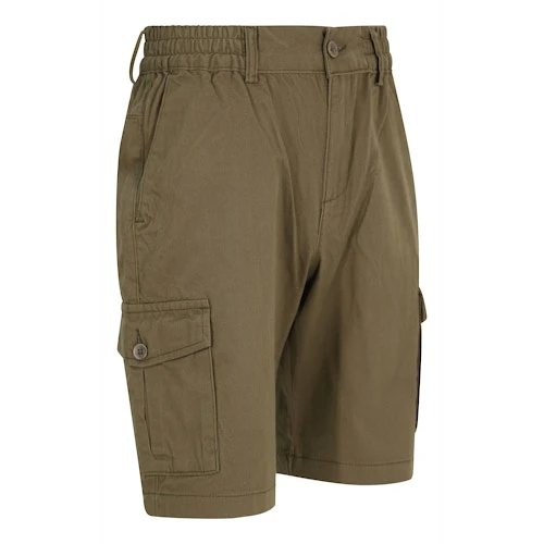Bigdude Elasticated Waist Cargo Shorts Khaki 2 Bigdude Elasticated Waist Cargo Shorts Khaki - Image 2