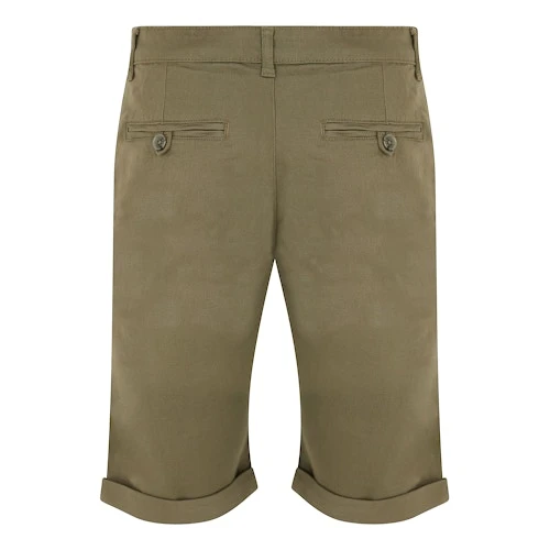 Bigdude Stretch Chino Shorts Light Khaki 4 Bigdude Stretch Chino Shorts Light Khaki - Image 4