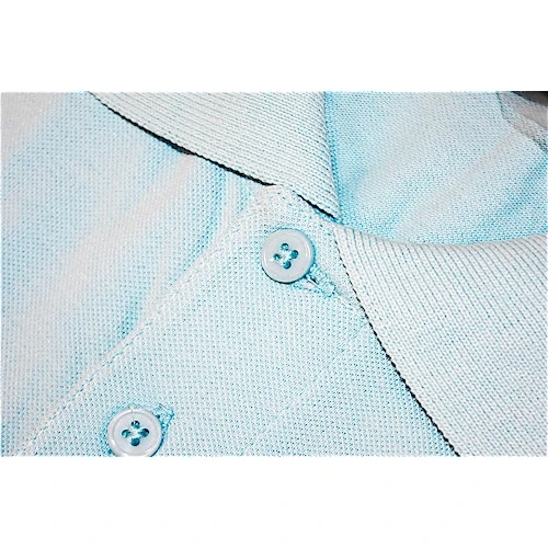 Bigdude Plain Polo Shirt Light Blue 6 Bigdude Plain Polo Shirt Light Blue - Image 6