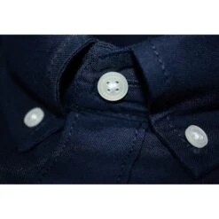 Bigdude Oxford Short Sleeve Shirt Navy -Casual Suit For Men Sales Store img 2778 2