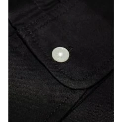 Bigdude Oxford Long Sleeve Shirt Black -Casual Suit For Men Sales Store img 2825 1