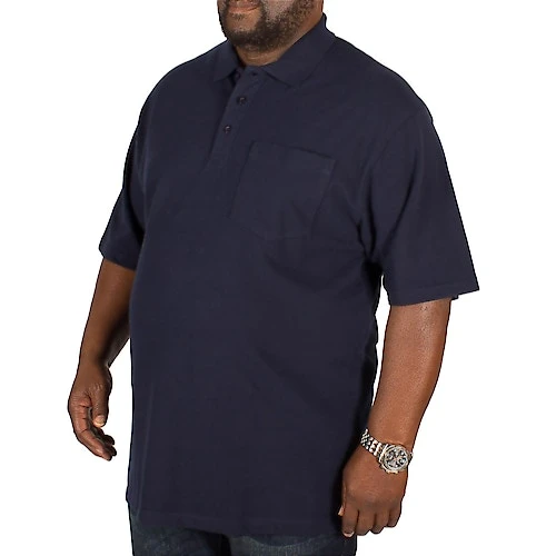 Bigdude Polo Shirt With Pocket Navy 1 Bigdude Polo Shirt With Pocket Navy