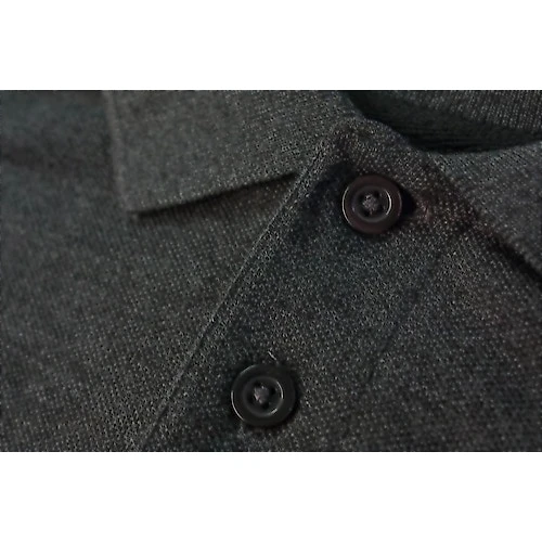 Bigdude Plain Polo Shirt- Charcoal 5 Bigdude Plain Polo Shirt- Charcoal - Image 5