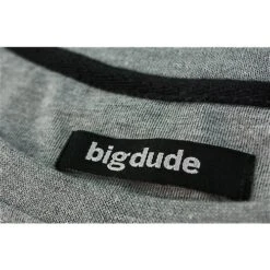 Bigdude Plain Crew Neck T-Shirt Grey -Casual Suit For Men Sales Store img 4028